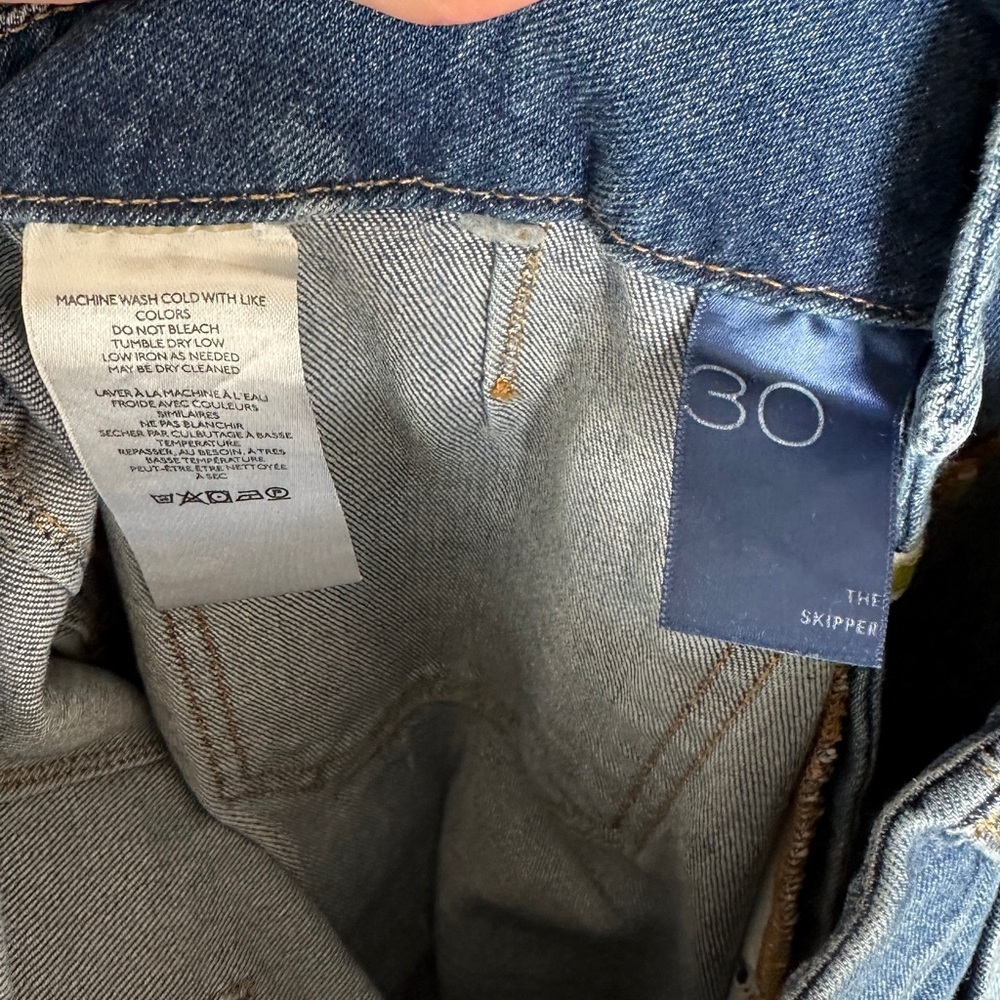 Pilcro Wide-Leg Cropped Blue Jeans - Picture 12 of 16